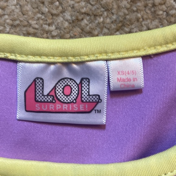 LOL size 4/5 layered dress with sequins bow - Picture 4 of 5